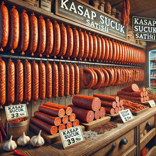 Kasap Sucuk Satışı